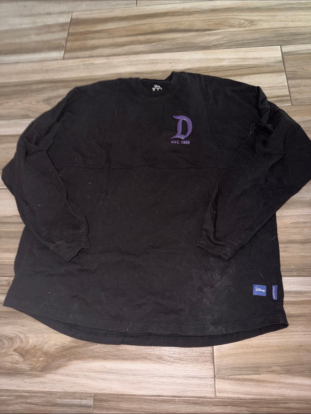 Disney Black Purple 100 years spirit Jersey XL